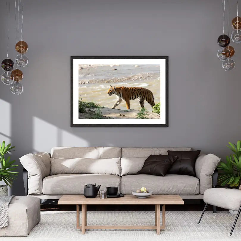 The Crossing at Dusk — Tiger, Fine Art Photography | Limited Edition